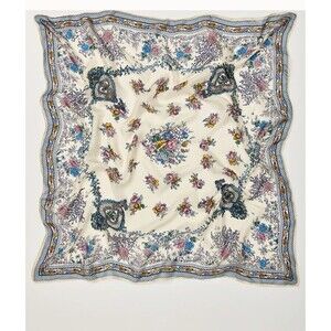 Free People So Silk Printed Bandana Scarf Tube Top Belt Paisley Wrap OS 291159